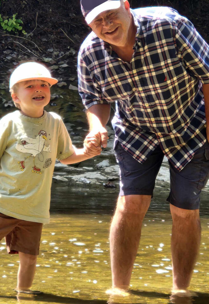 Logan and Grandpa